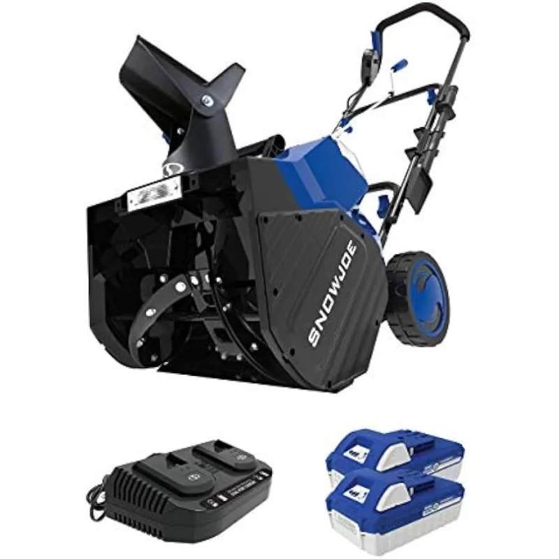 

Snow Joe 24V-X2-SB18 18-Inch, 48-Volt IONMAX Cordless Snow Blower Kit (w/ 2 x 4.0-Ah Batteries + Charger)