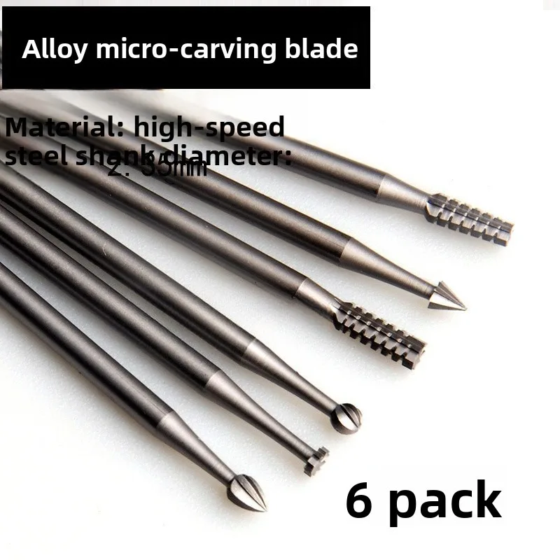 Blue Box 2.35mm Olive Core Engraving Cutter Head Miniature Shi X 204 Dental Machine Drill Bit Electric Woodworking Grinding Head