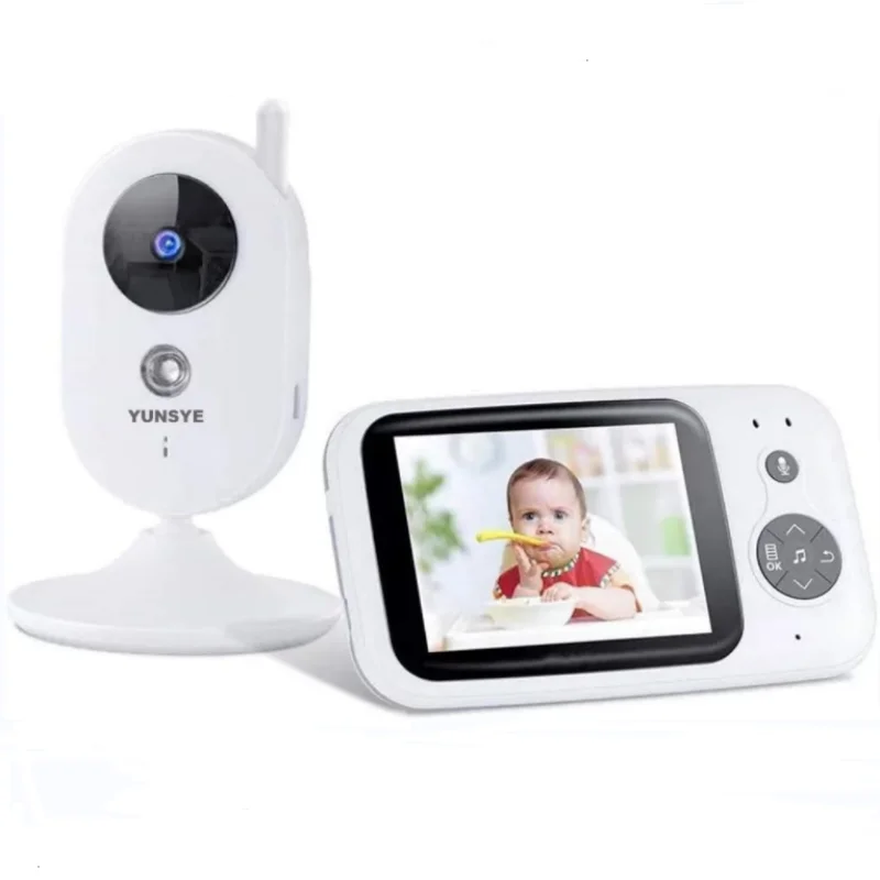 

YUNSYE 3.2"Baby Video Monitor,Support Infrared Night Vision Room Temperature Audio Two Way Talk Voice Activated Lullabies