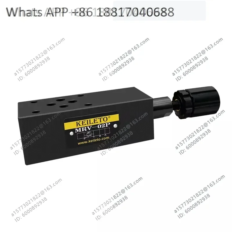 1PC for Stacked Overflow Valve Hydraulic Pressure Regulator for MRV-02P 02B 02A MRV-03P 03A 03B 03W