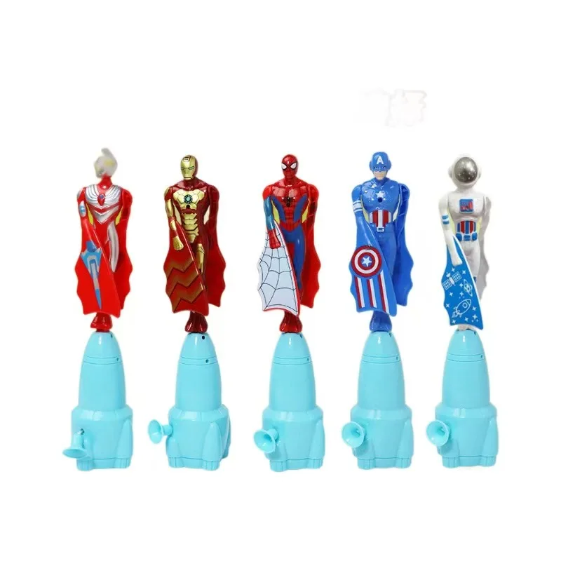 

Anime Spiderman Dragonfly Flying Toy with Rotating String Iron Man Captain America Outdoor Kite for Boys Children Gift Bamboo Ma