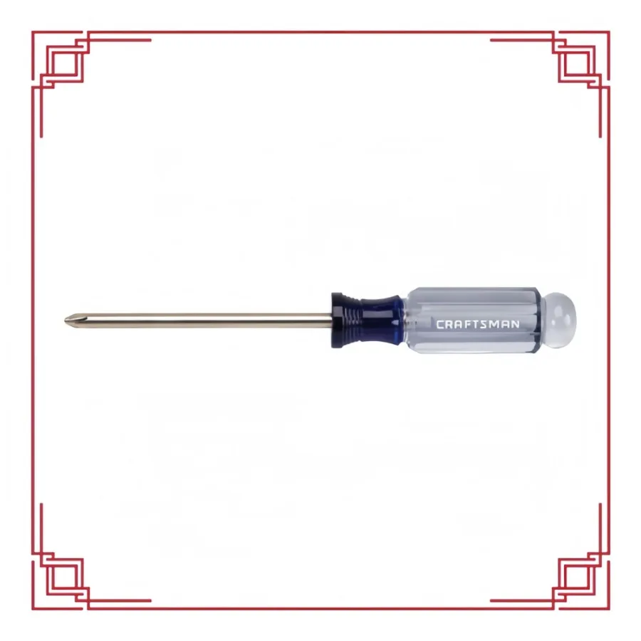 Cacciavite Phillips 2x4 pollici, manico in acetato per riparazioni domestiche e progetti fai-da-te