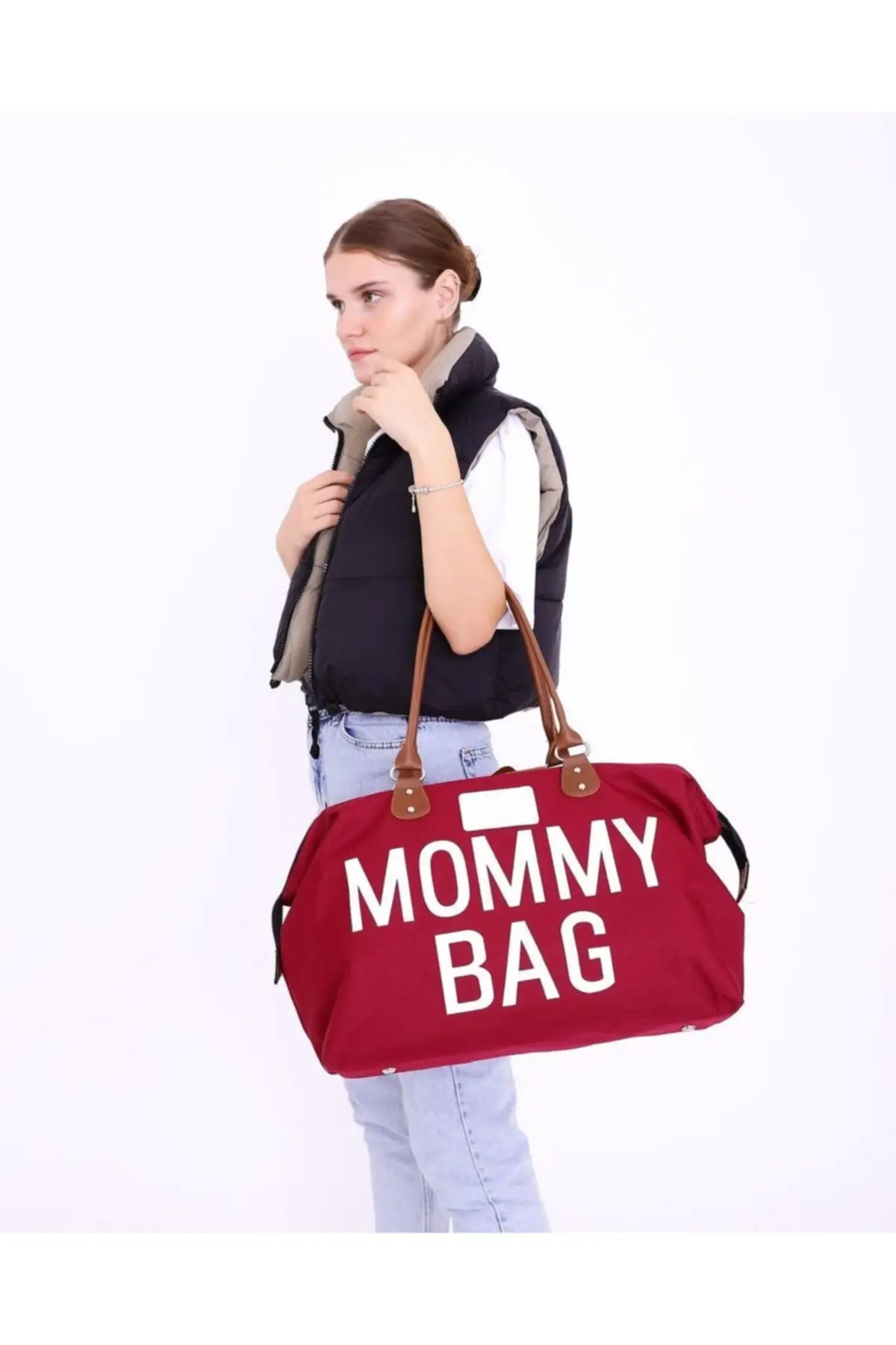 

DOLBOVI Mommy Bag burgundy mother Baby Baby care and women Bag Hospital Bag Hospital Bag