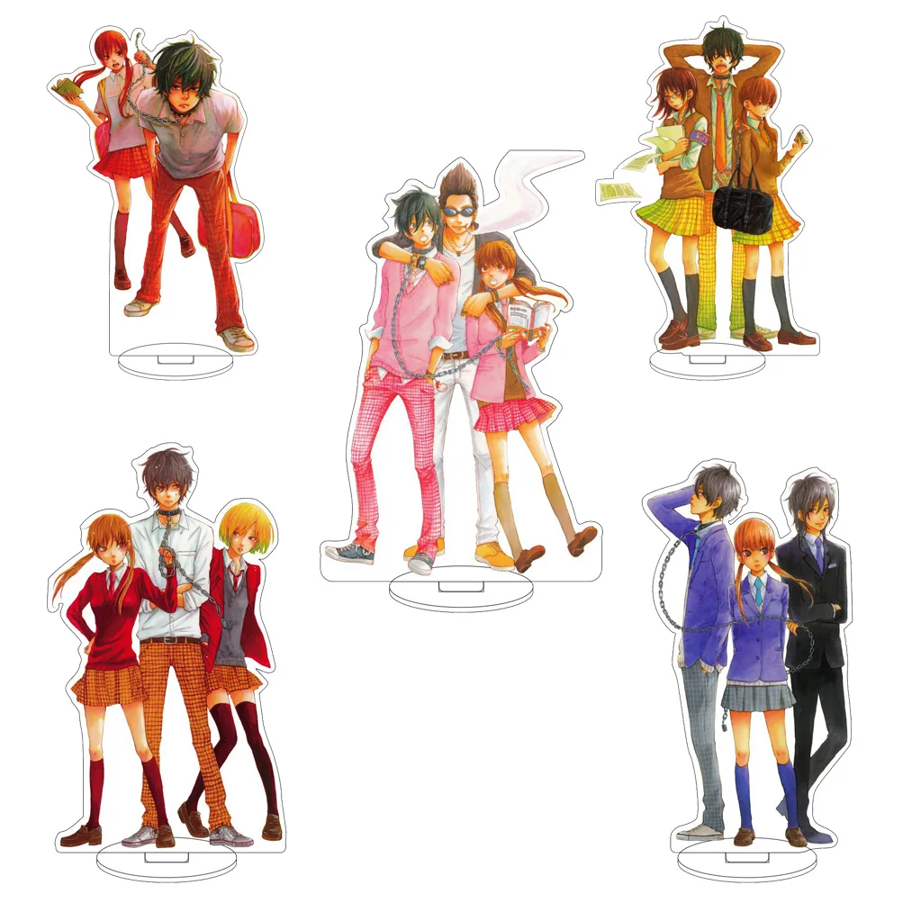 16CM Anime My Little Monster Mizutani Shizuku Yoshida Haru Natsume Asako Sasahara Sōhei Cosplay Acryl-Figur Ständer Ornamente Geschenke