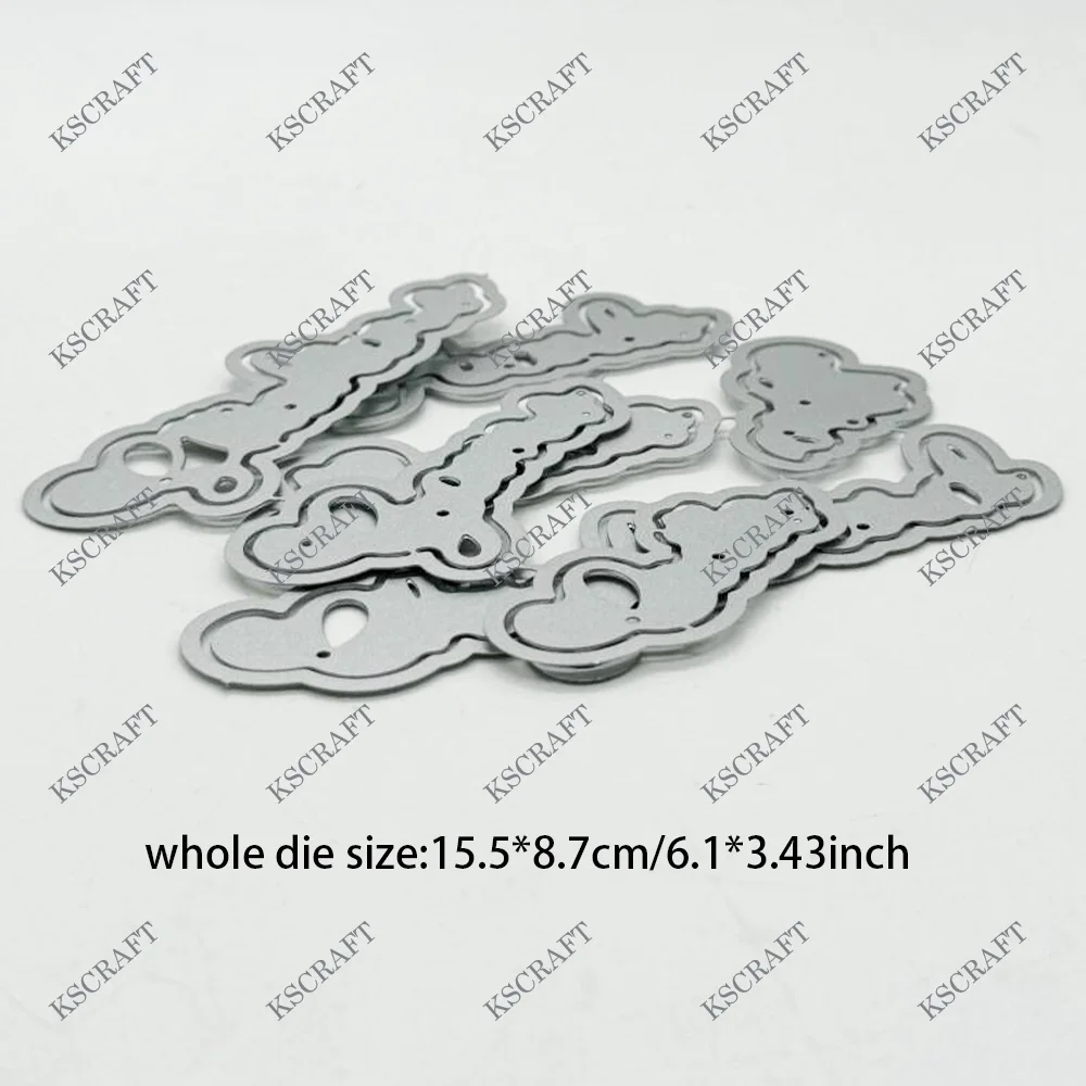 KSCRAFT Crafty Essential Words Cutting Dies Stencils for DIY Scrapbooking Decorative Embossing DIY Paper Cards