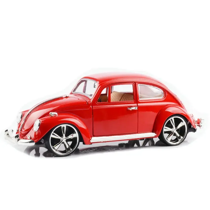 1:18 DieCast Classic Car Beetle Alloy Car Model High Simulation Toy Model Collection Decoration Boy Gift