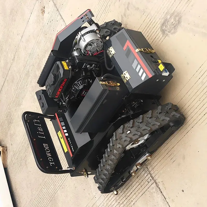 

Customized Industrial Grade Cordless Flail Mower Mini Robot Remote Control with Max Cutting Height of 500mm Factory Direct
