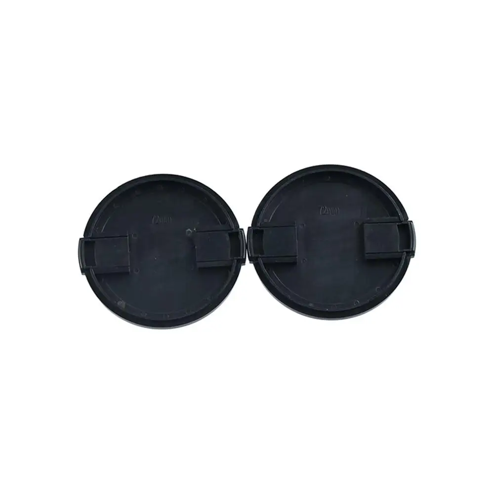 DSLR Lens Front Cap Camera Lens Cap Dustproof Cover Side Pinch Lens Cover Hemp Face Canon Lens Cover 37mm 40.5mm 49mm