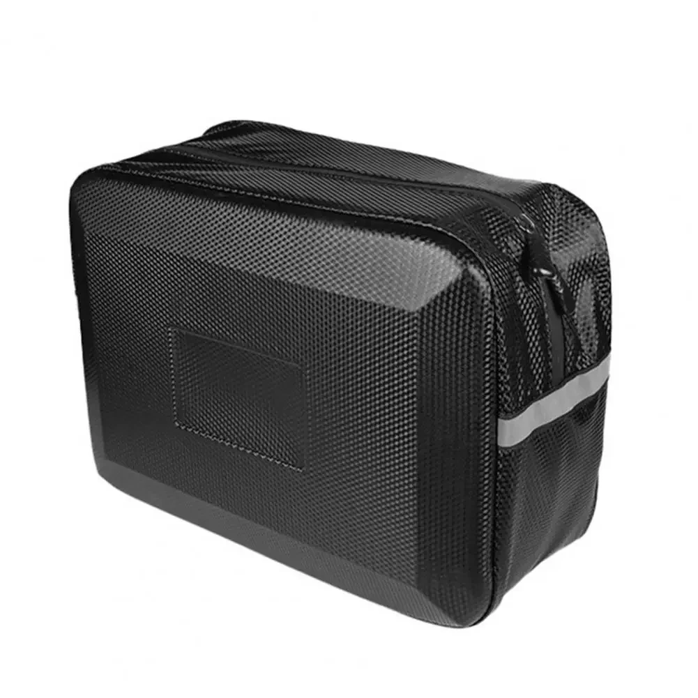 AliExpress cycle zone Electric Bike Motorcycle Back Seat Bags Rear Seat Saddlebag with Reflective Strips Motorbike Tail Luggage Bag for Helmet Storage