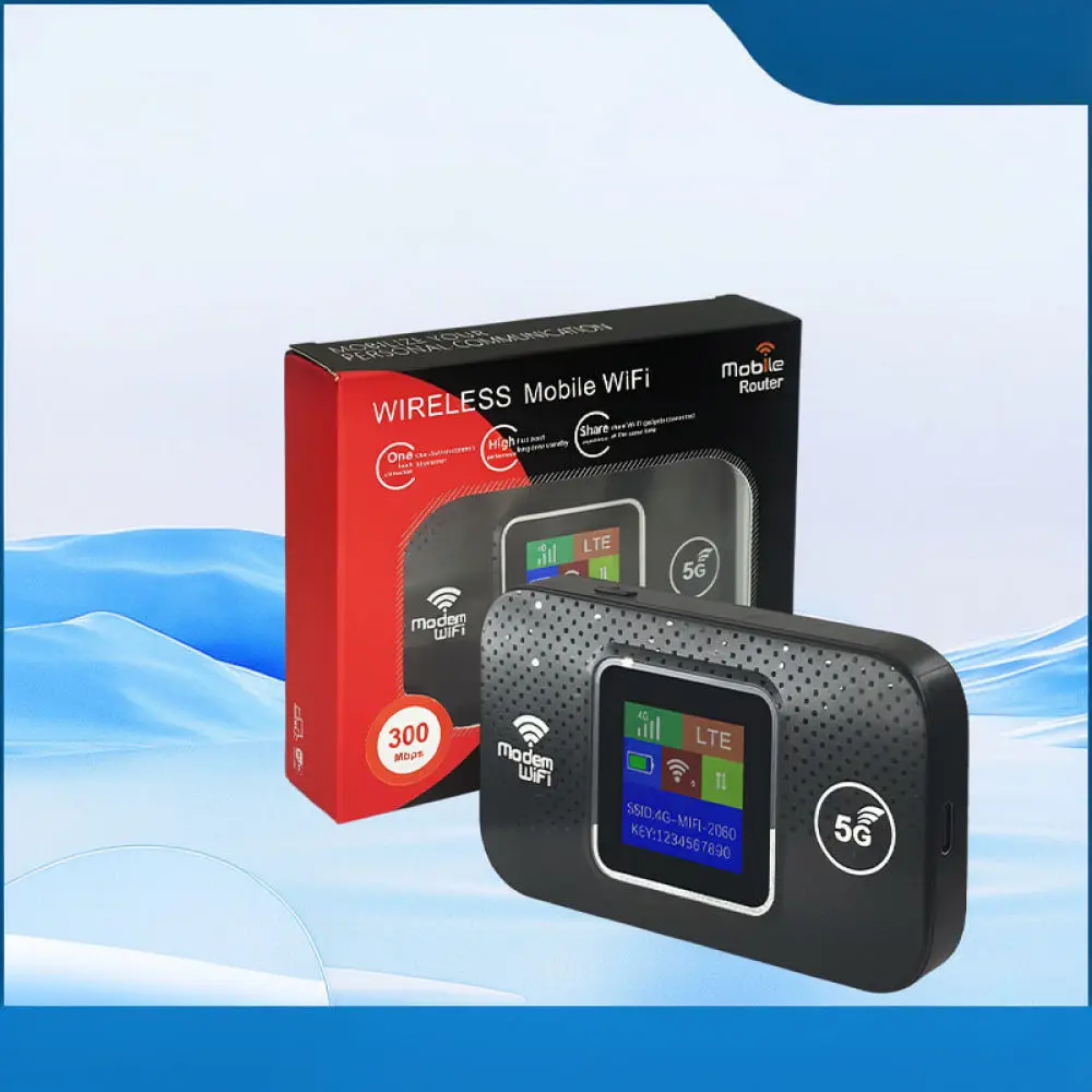 Compact 4G Mobile Router Wireless Pocket Wifi Hotspot Portable Network Modem Type C Connectivity For Business Travel Dnxt