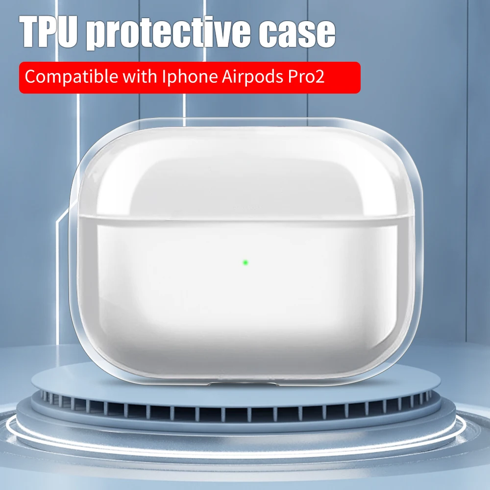 Pro2 Clear Case Incased Anti Loss Lanyard for Airpods Pro 2nd Generation Hang Rope HD Protective Sleeve For Apple Airpods Pro2