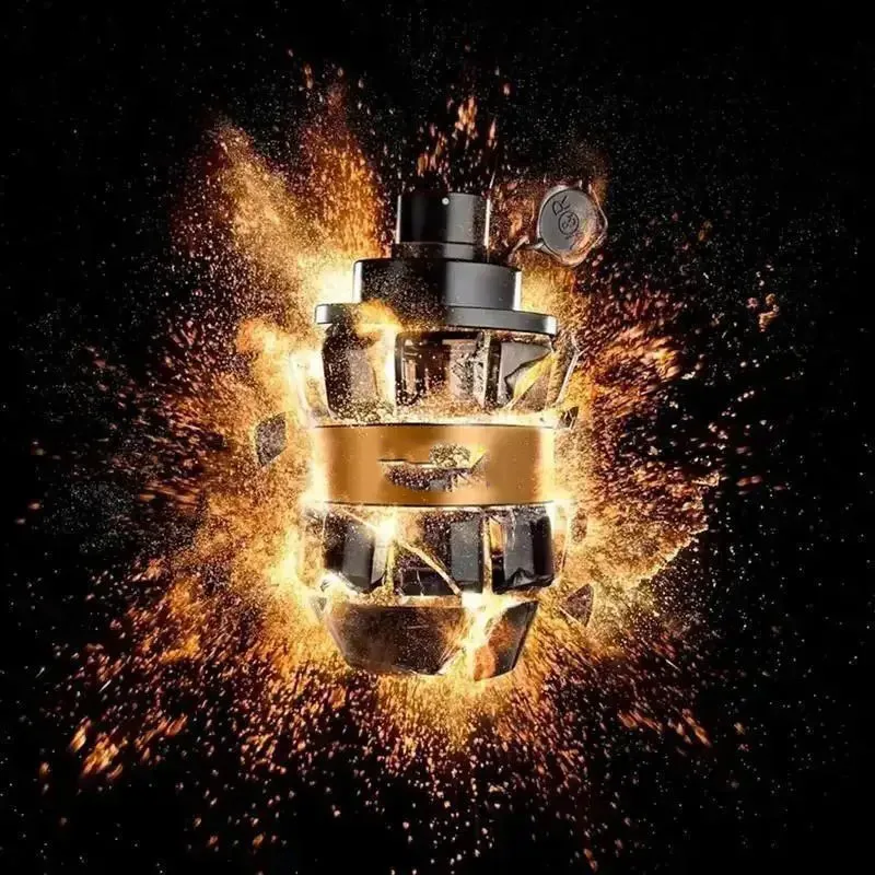 VictorI e RoSe Boomm! Perfume masculino - Madeira picante misturada com âmbar e baunilha, 3,4 onças, fragrância duradoura, masculino de alta qualidade