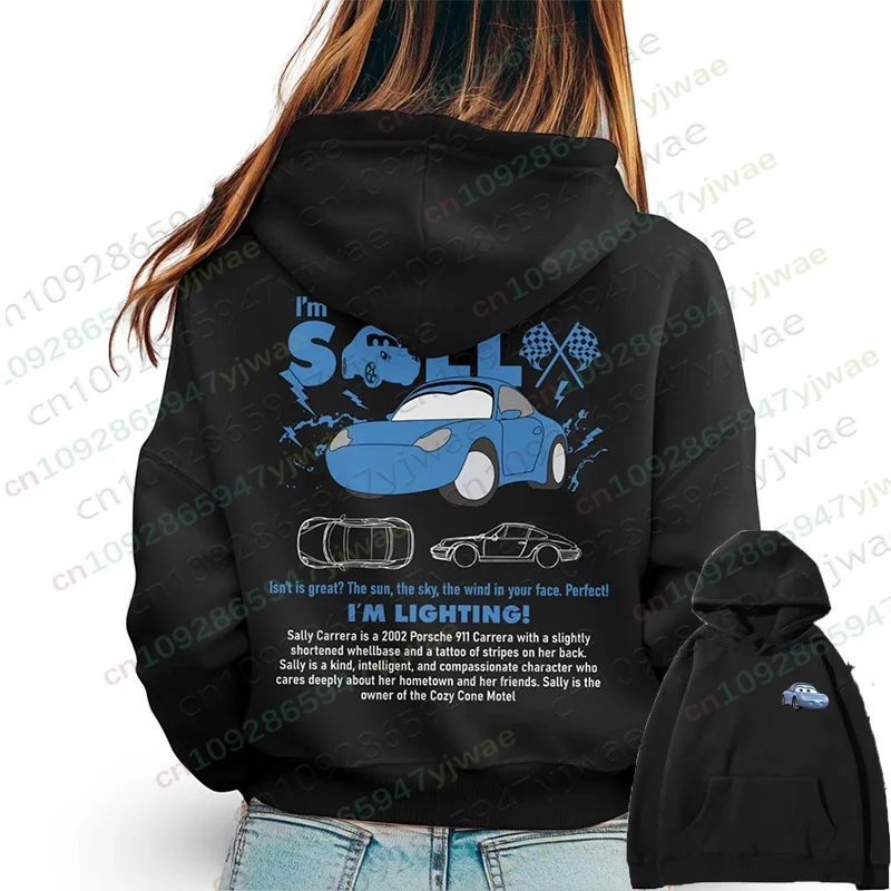 2026 البرق ماكوين وسالي الأزواج الرياضة هوديس الرجال النساء الخريف الشتاء المعتاد طويلة الأكمام البلوز Y2K تأثيري هوديس