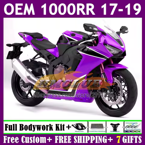 Injection Fairings For HONDA CBR 1000RR 1000CC 2017 2018 2019 23No.128 purple blk CBR 1000 CBR1000 RR CC CBR1000RR 17 18 19 Body