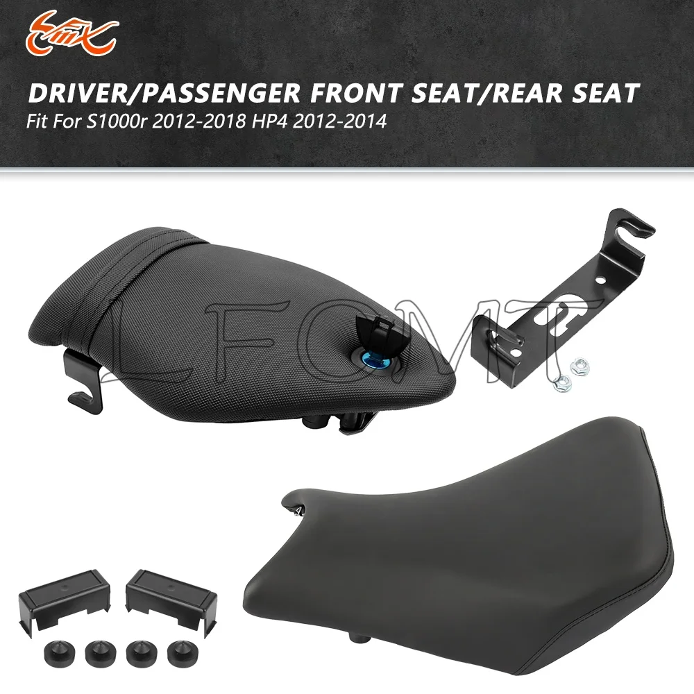 Fit for BMW S 1000 RR S 1000RR S1000RR 2012-2018 2017 2016 2015 2014 2013 Front Rider Driver Rear Pillion Passenger Seat Cushion