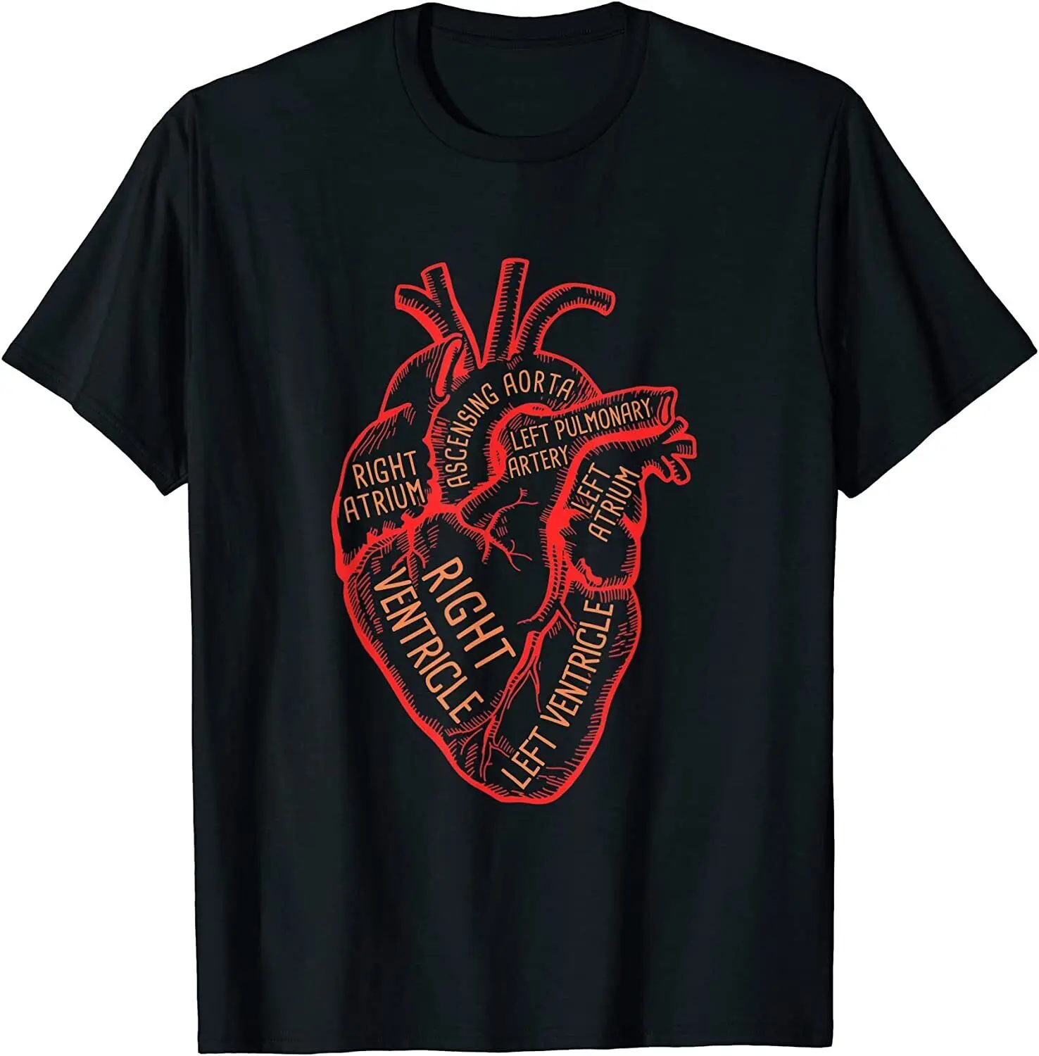 NEW! Anatomical Heart Medical Personal Cardiologist Gift T-Shirt