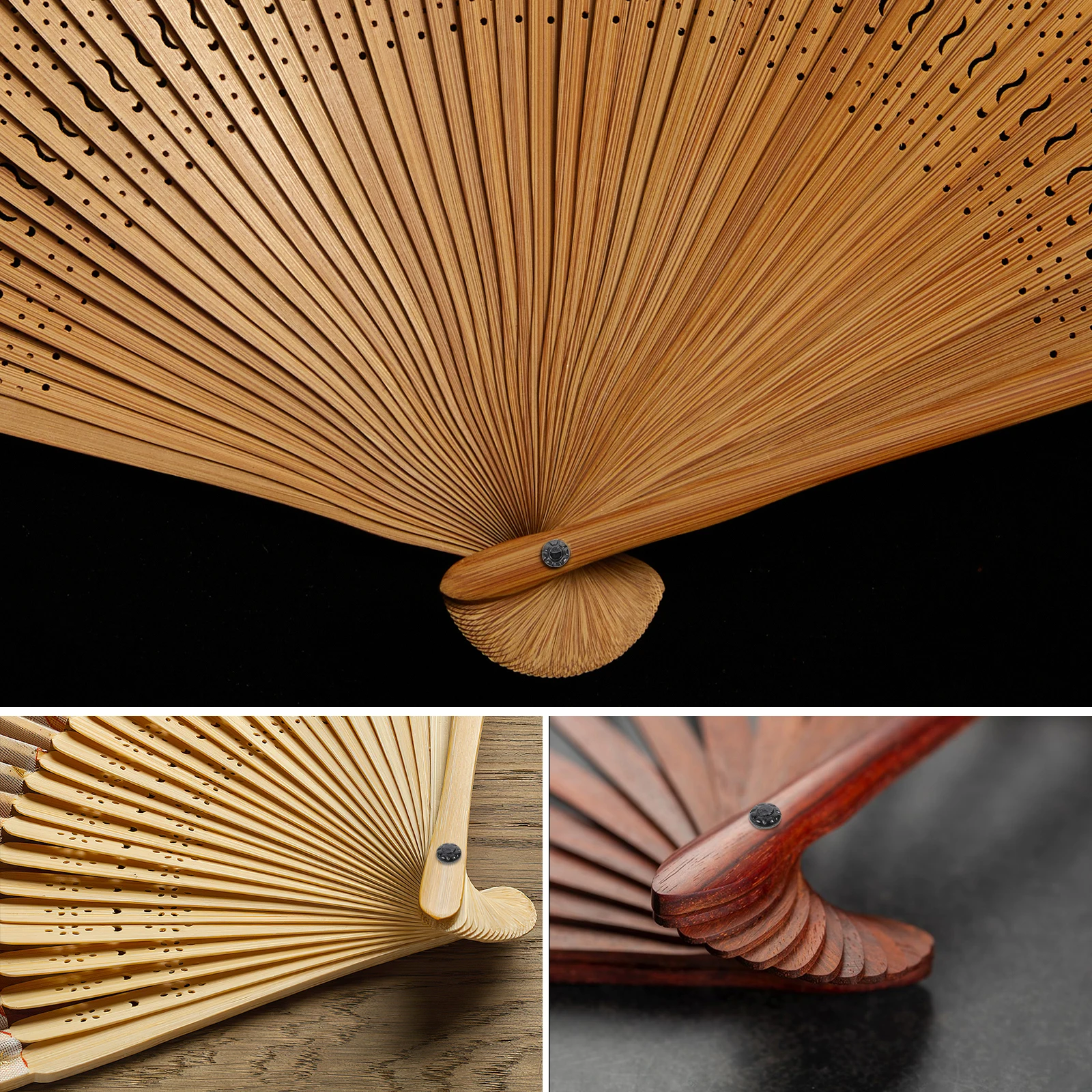 6 set 6 Sets Fan Repair Parts Metal Rivets Hand Assembly Materials Decorative Components Crafting Supplies Portable Fans