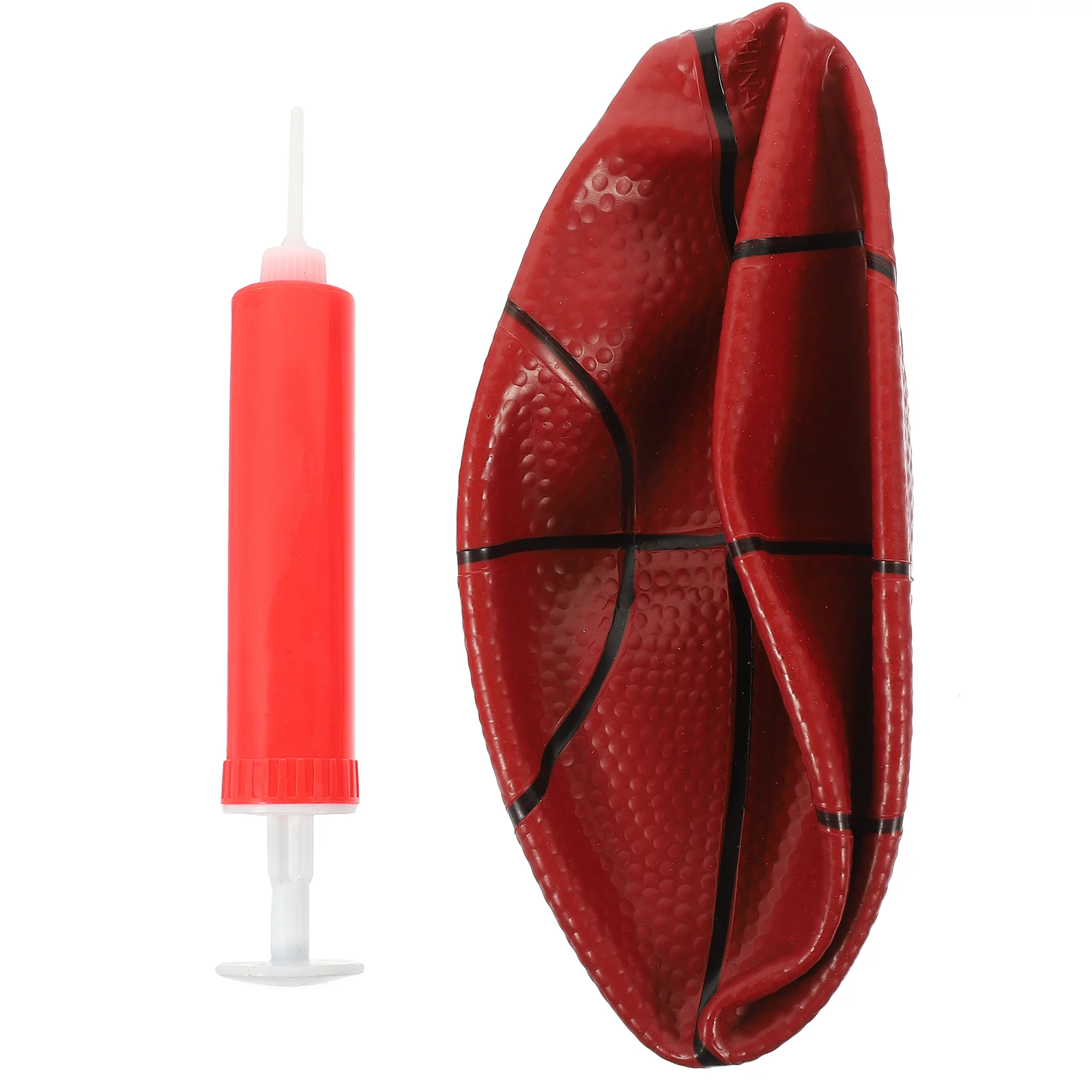 

Mini Basketball Basketballs Supplies Football Party Pool Toy Outdoor Toys Kids Sports Game with Inflation Pump Inflator