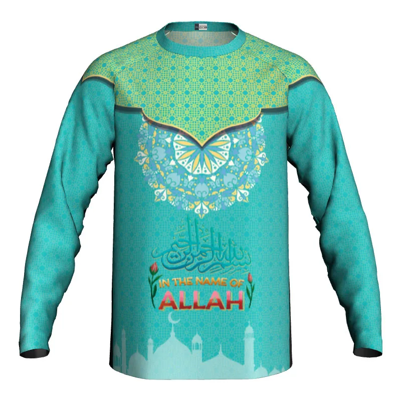 

Outdoor Motocross Jersey, Mountain Cycling Shirt, Muslim Islamic Allah, Bicycle MTB Wear, Long Dry Church Top Clothes, MTB Wear