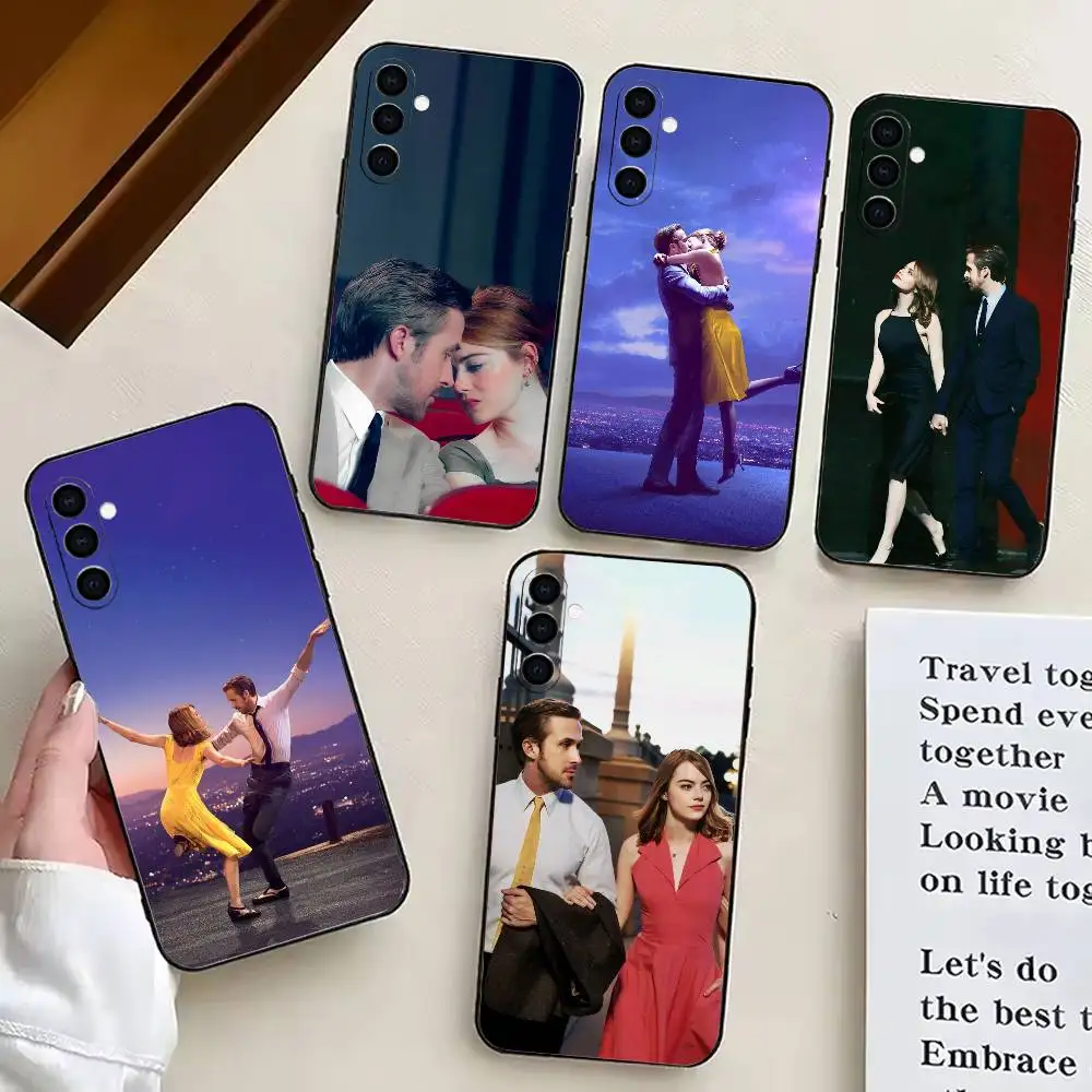 

Love Film L-La L-La L-Land-ES Phone Case Black Silicone Soft For Samsung Galaxy A73,A72,A71,A70,A53,A52,A51