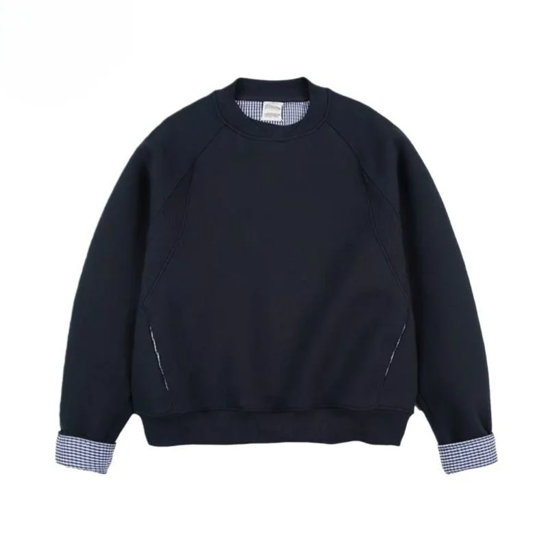 

Мужские дизайнерские худи без капюшона класса люкс с вышивкой, детальной отделкой и художественным узором, выполненным в технике стич-арт