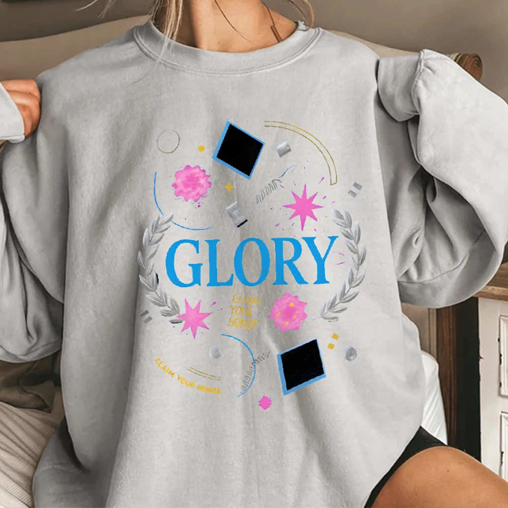 

Glory Cool Design Casual Crewneck Fashionable 100% Cotton Hoodie Comfortable Soft Breathable Loose Fit Sweatshirt Gift For Her
