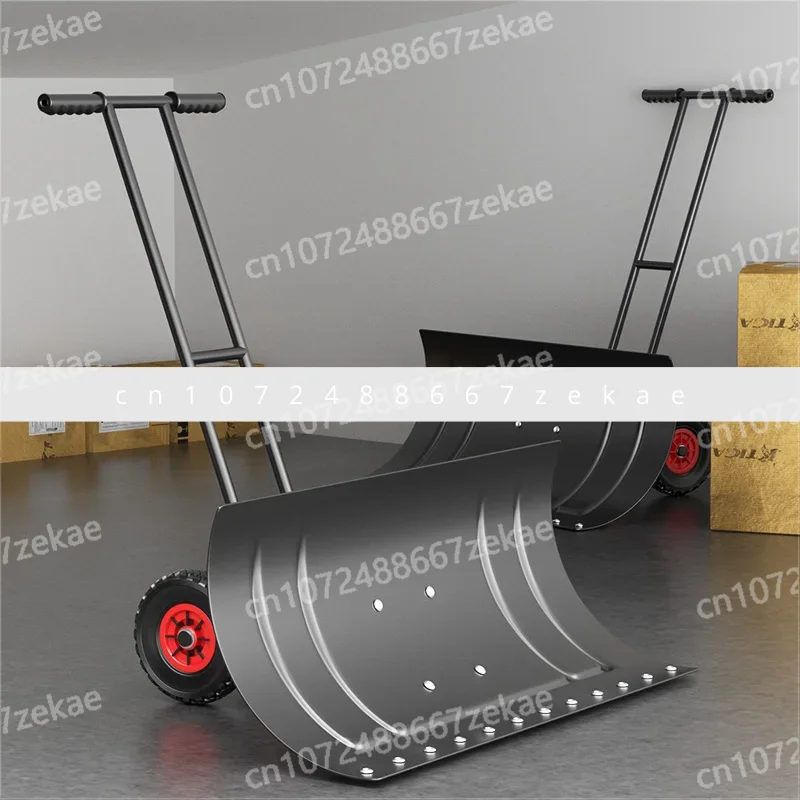 

Снегоуборочная лопата на колесах, ручная, большая, для уборки снега, снегоуборочная машина с колесами