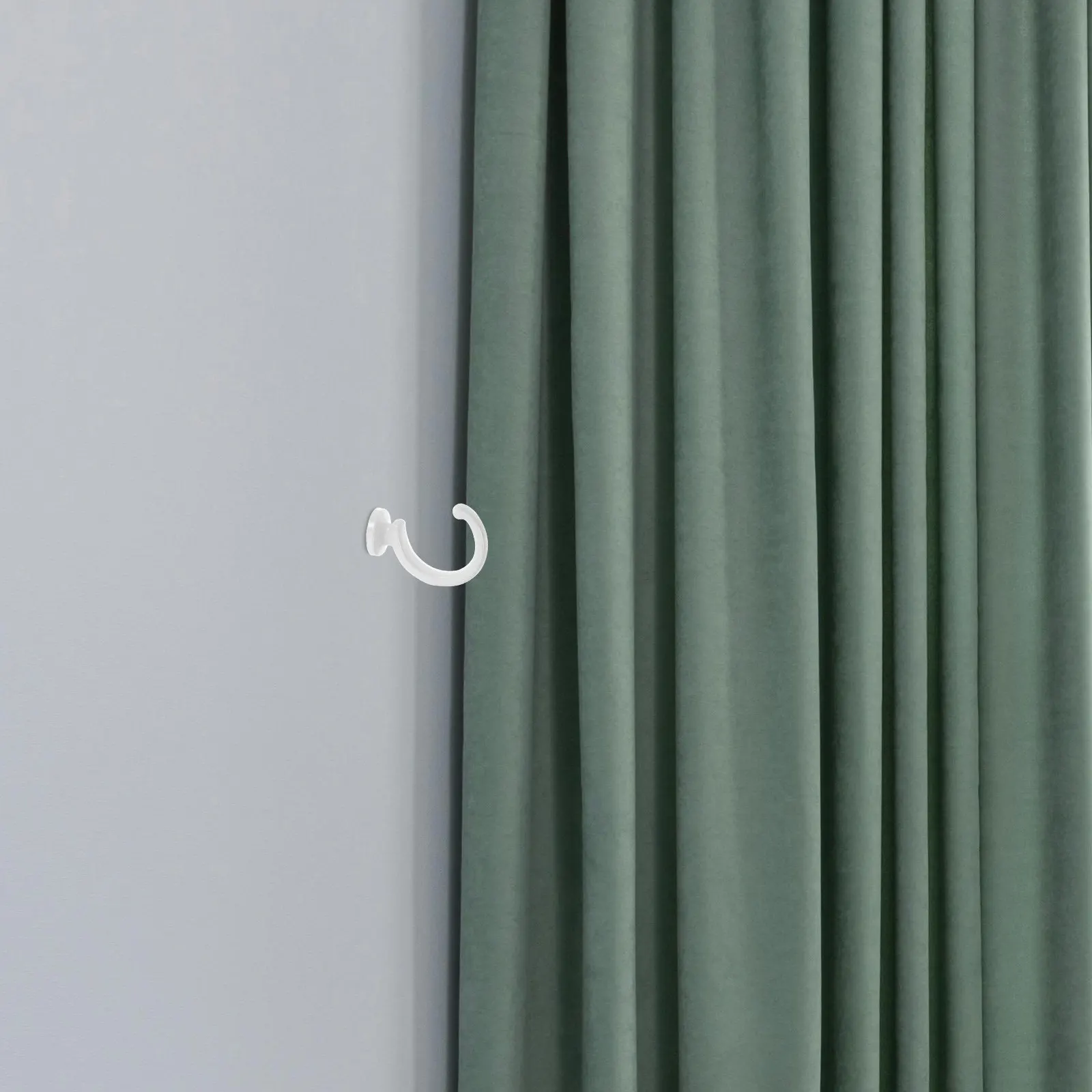 1Set Zinc Alloy Wall Hook Curtain Tieback Heavy Duty Metal Drapery Holdbacks for Home Decor Modern Classic Rooms