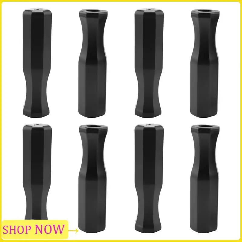 Especial Table Football Machine Accessories Foosball Handle Grips Octagonal Plastic Handles For Standard Table Feet (8 Pack)