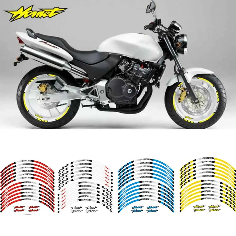 

17" Rim Stripes Wheel Tape Stickers Decals FOR HONDA Hornet CB900F/F2 CB600SF/F/FA/FS 1998-2003