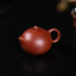 Dahongpao xishiティーポット、フィルター付き、紫色の粘土ポット、手作りの美容ケトル、中国のzisahお茶のinfuser、小容量、80ml