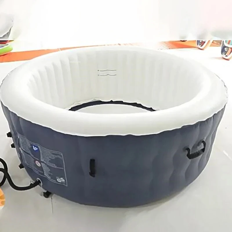 Round Hydromassage Bath Household Bathtubs Whirlpool Inflatable Folding Adult Portable Bathtub Whirlpool Massage Bathtub