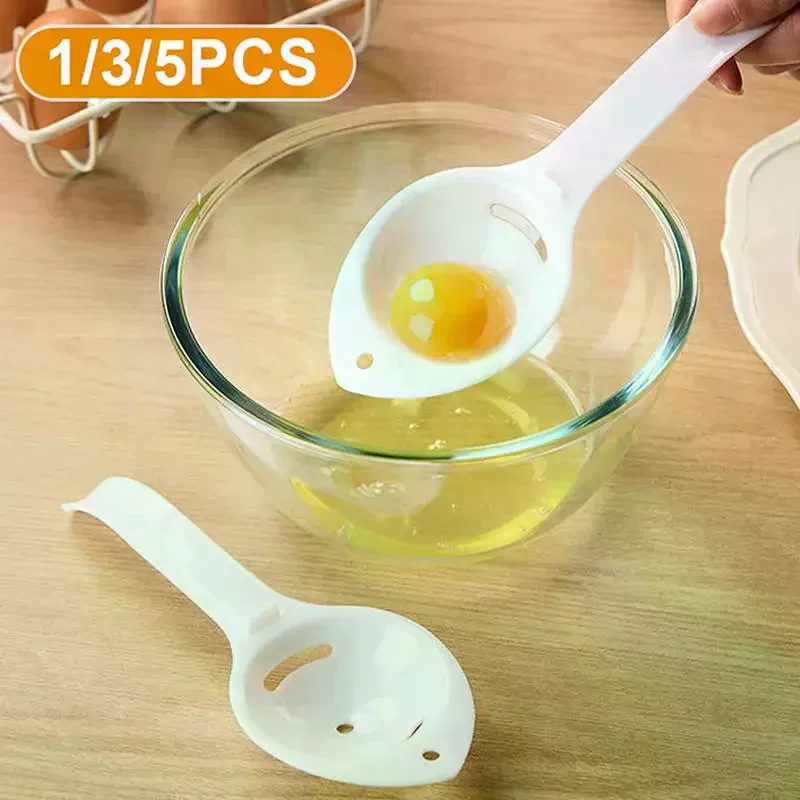 Extended Handle Egg White Separator, Egg Yolk Separator, Egg White Filter, Kitchen Cooking Egg Separator Egg Strainer