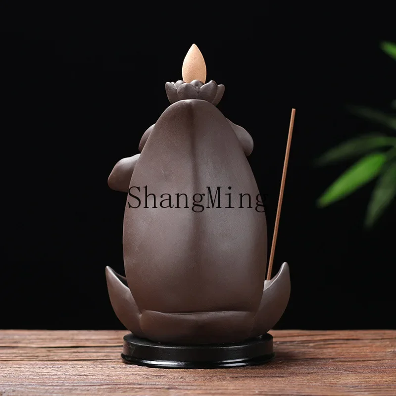 

CL inverted incense burner creative ornament Zen colorful LED incense burner alpine flowing water factory
