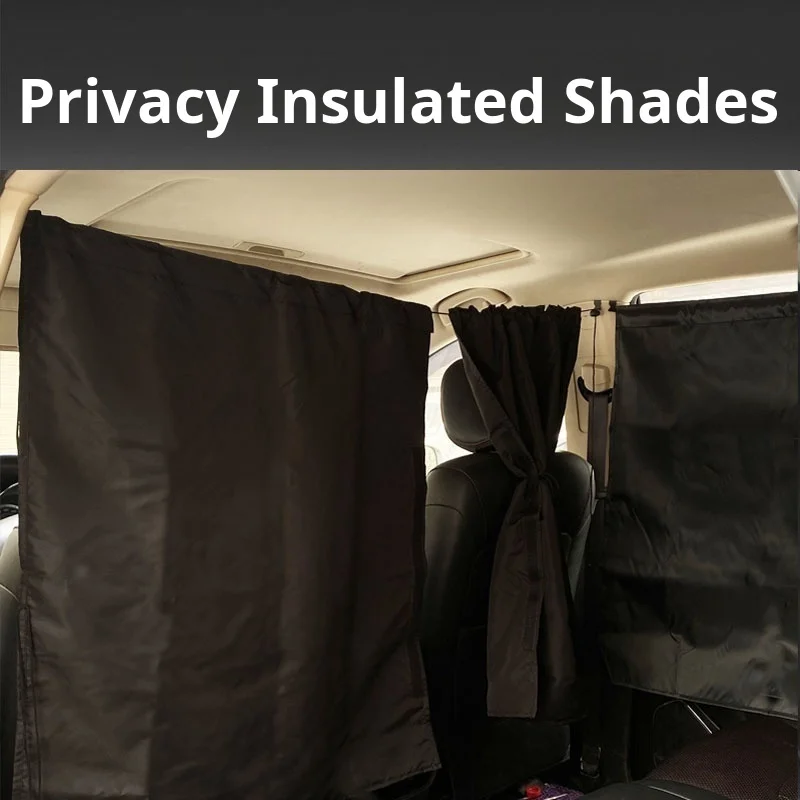 Car curtains sunshade curtains private sun screen car interior car rear blackout side privacy caravan partition curtains pongee