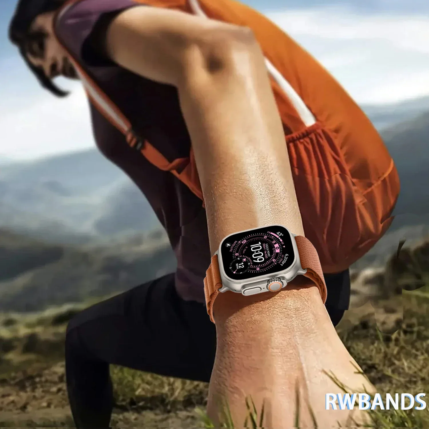 Alpine Loop Nylon-Armband für Apple Watch Band Ultra 3 46mm 42mm 49mm 45mm 41mm 44mm 40mm Armband für iWatch 11 10 9 8 7 6 5 4 SE – Detail 2