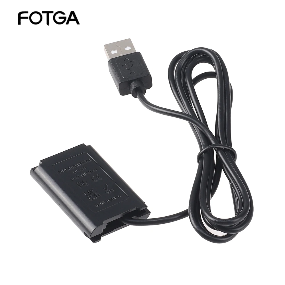 

Dummy Battery NP-BX1 Virtual Battery + USB Cable Integrated 5V/2A 24AWG,OD3. 0mm Fotografica Photography Accessories