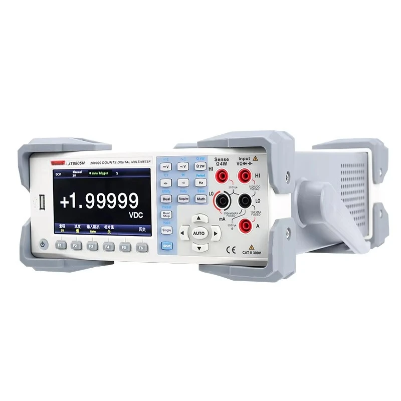 

UT8805N Desktop Digital Multimeter 199999 Counting DC AC 1000V 10A Desktop Semi-Automatic Multimeter