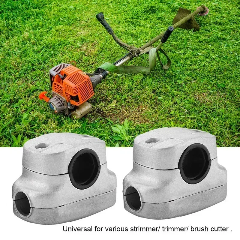 Universal Brush Cutter Handle Clamp Aluminum Fixed Lawn Mower Tools Bracket High Hardness Anti-erosion Strimmer Trimmer Tool