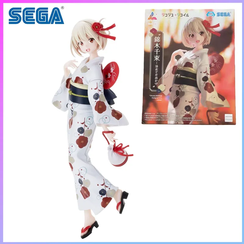 

SEGA In Stock Lycoris Recoil Luminasta Chisato Nishikigi Yukata Outing Ver in stock Model kit original Gifts Toys Model Kawaii