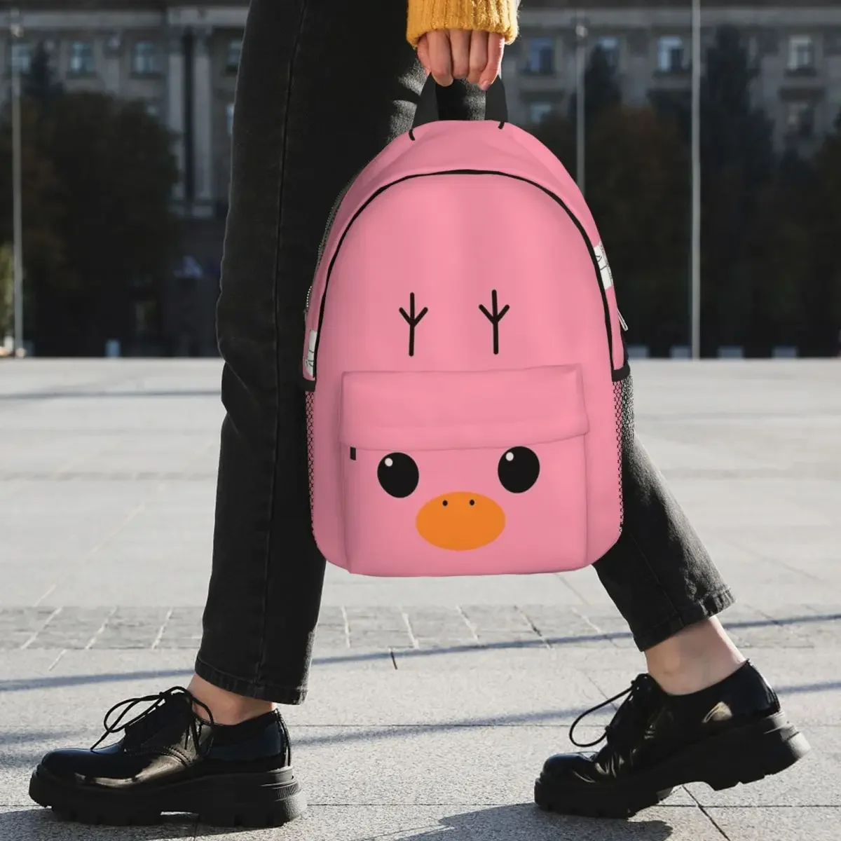 Mochila escolar de dibujos animados para adolescentes, bolso de hombro de gran capacidad para estudiantes, mochila para computadora portátil, Hachikuji Mayoi