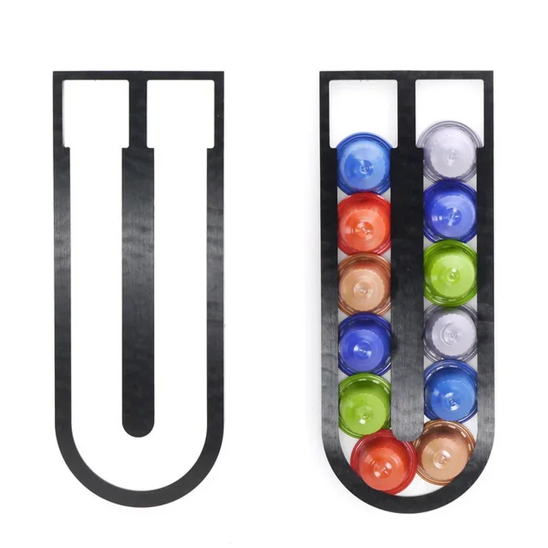 Coffee Capsule Holder Tower Stand for 10 Nespresso Capsules Storage Soporte Capsulas Nespresso Coffee Pod Holder 1PCS