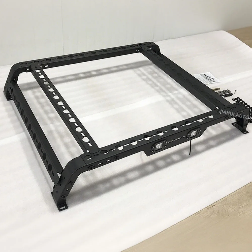 For Tacoma Chevy Silverado Sport Pick up Truck Roll Bar Black Chrome Steel