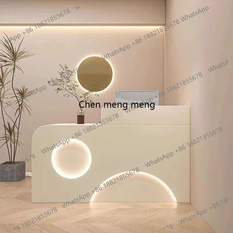 

Modern Nail Reception Desks Company Executive Shop Minimalist Reception Desks Drawer Company Scrivania Commercial Furniture