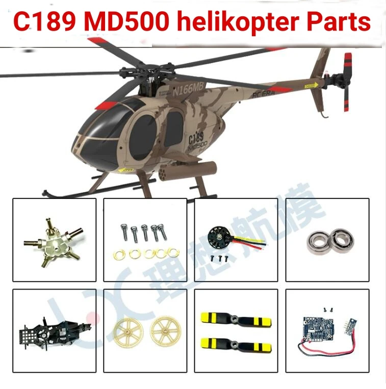 C189 MD500 RC Helicopter Parts Motor Shell Screw Motherboard Remote Control