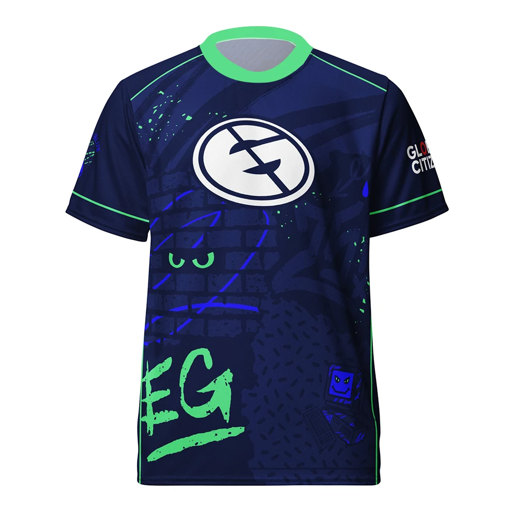 EG E-sports Club Uniform Men's E-sports Clothing Valorate Short-sleeved T-shirt Game Style Game Competition E-sports Clothing