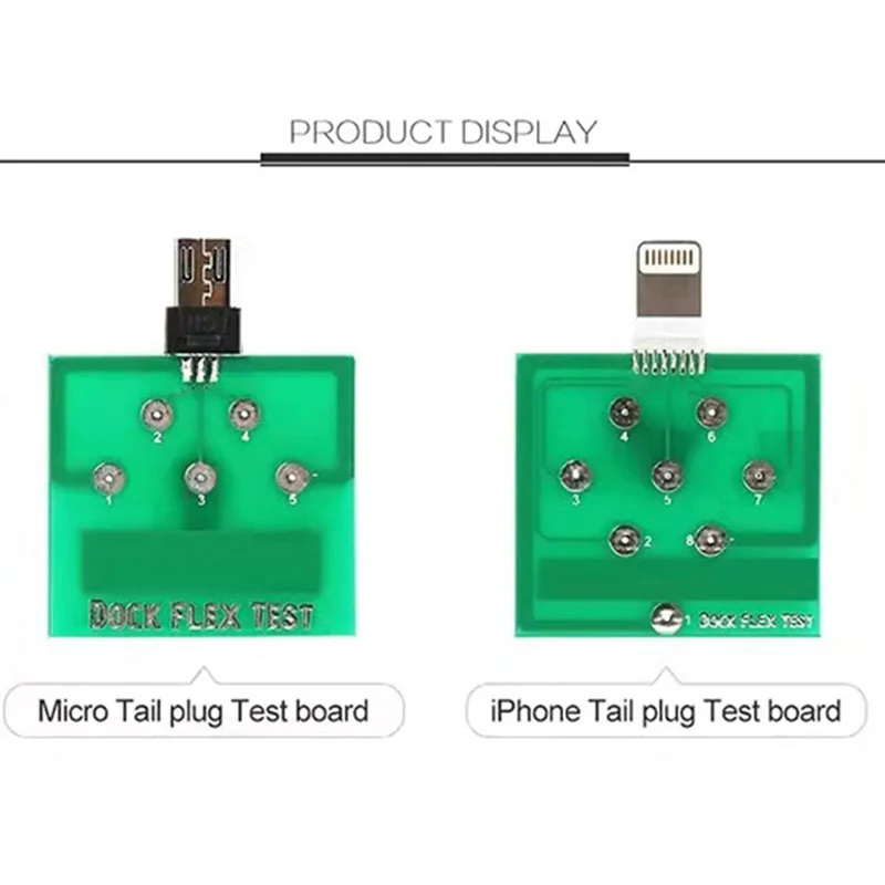 OSS Team Micro USB Dock Flex Test Board for iPhone And Android Phone U2 Battery Power Charging Dock Flex Easy Testing Tool - Image 6