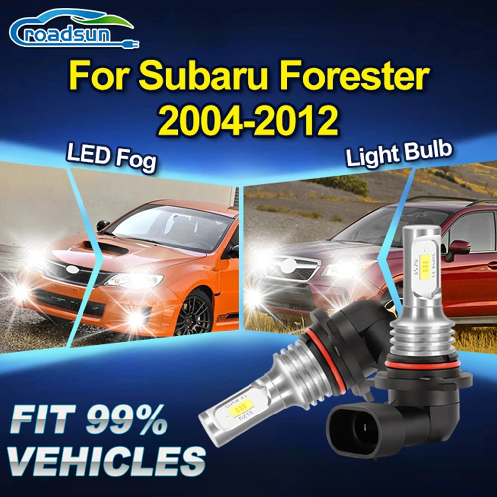 

Roadsun для Subaru Forester 2004 2005 2006 2007-2009 2010 2011 2012 автоматические передние противотуманные фары, супер яркие автомобильные противотуманные фары, лампа