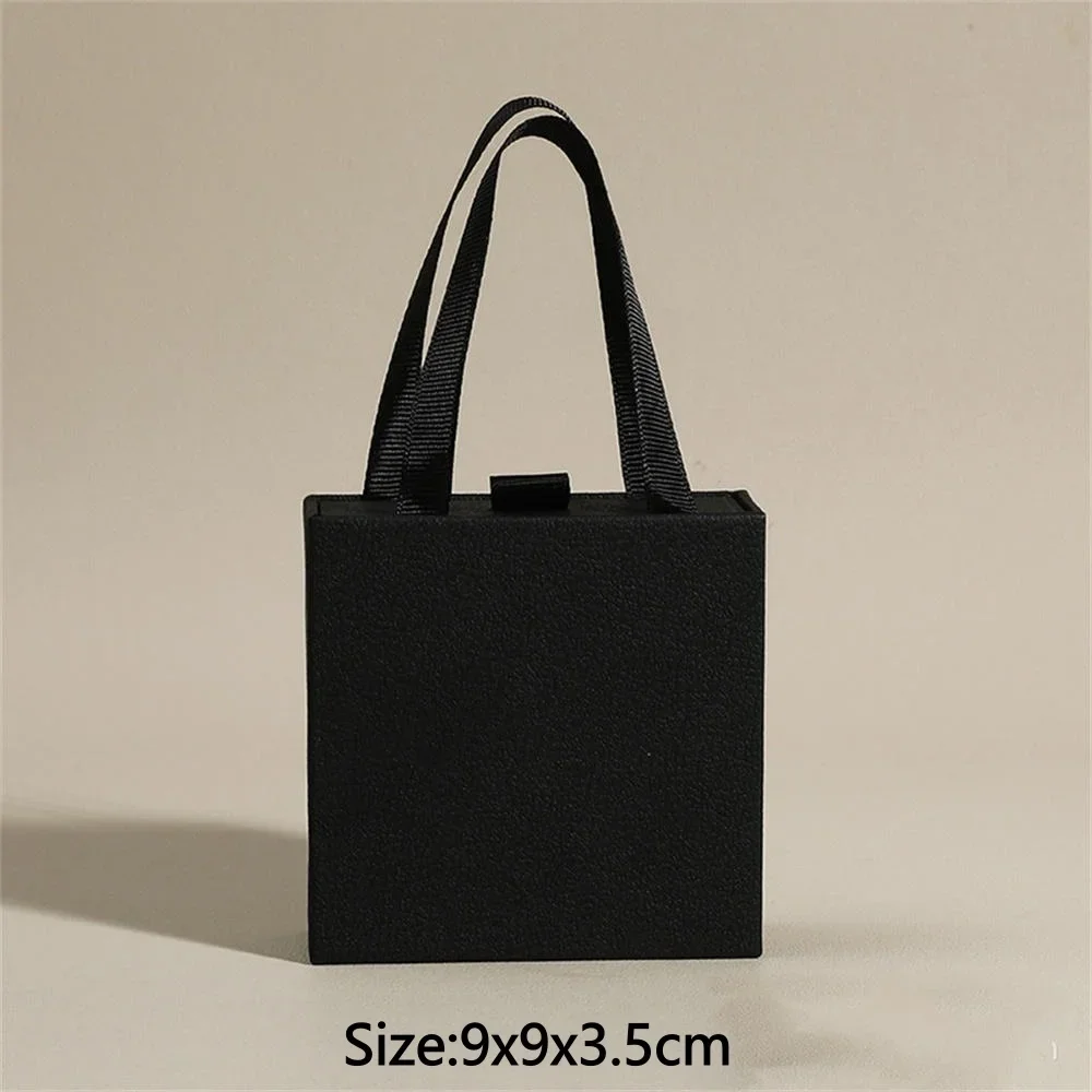 Jewelry Box With Tote Bag for Earring Ring Storage