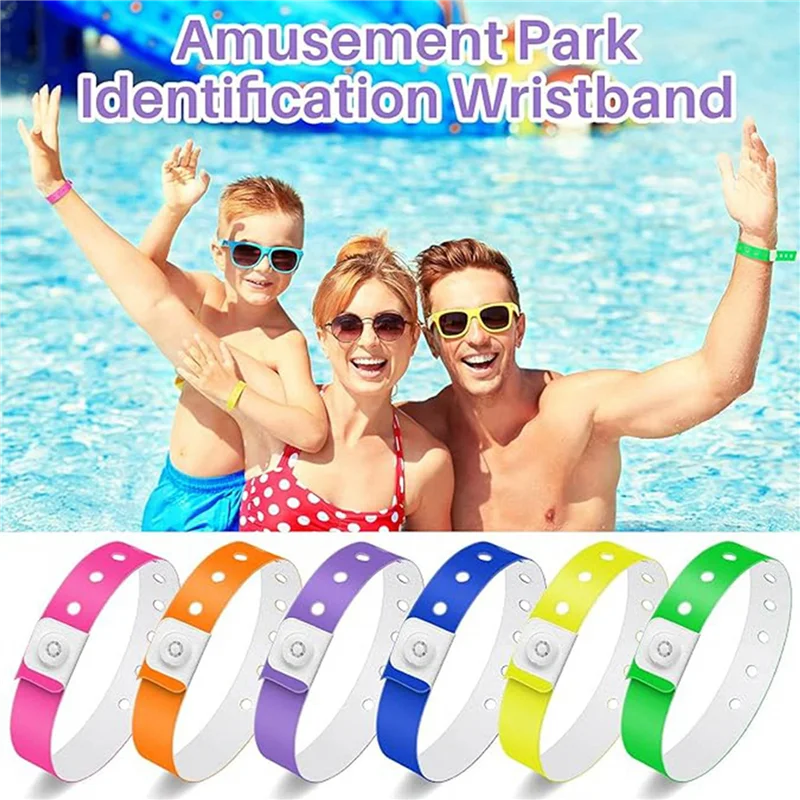 HJ-240Pcs 비닐 손목밴드 플라스틱 이벤트 손목밴드 이벤트 콘서트 카니발 나이트클럽을 위한 다채로운 손목밴드, 세트 2